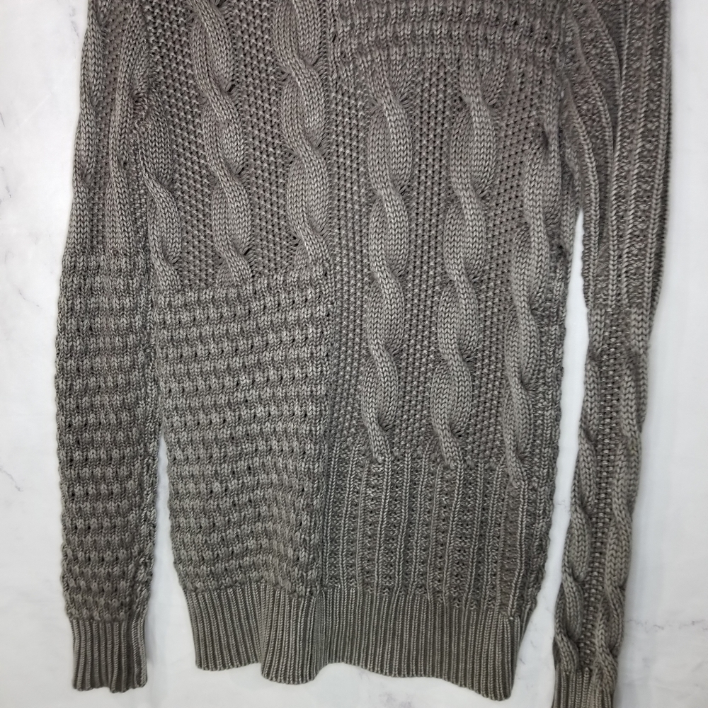 All Saints men's Whitby Cardigan sweater cableknit - Picture 6 of 8